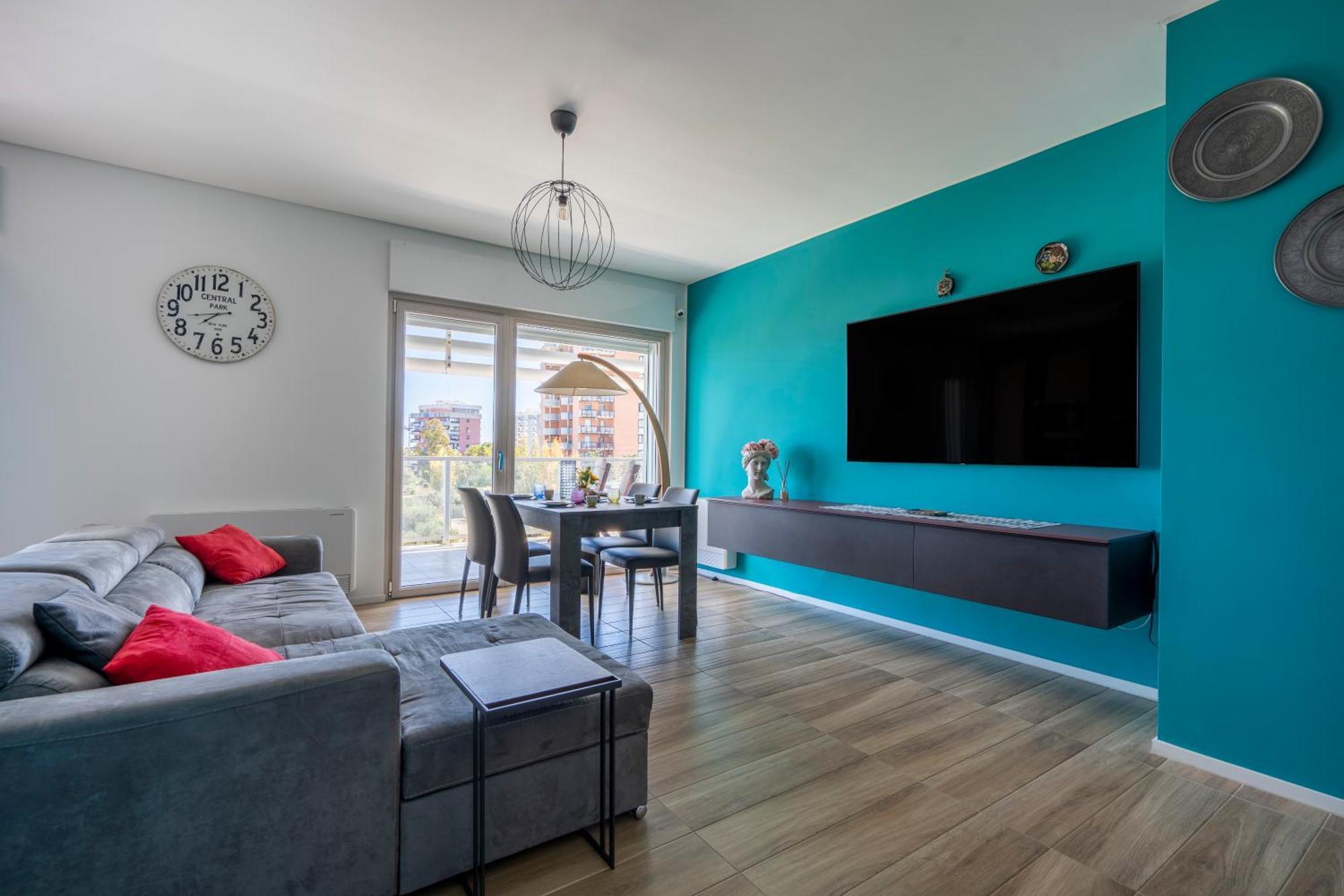 Kind Park - Sleek Apartment With Terrace & Parking Bari Bagian luar foto